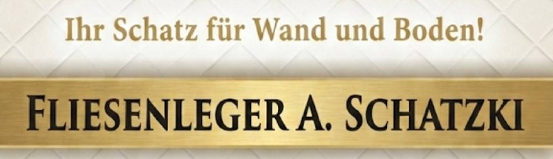 Logo Fliesenleger A. Schatzki — Ihr Schatz für Wand und Boden
